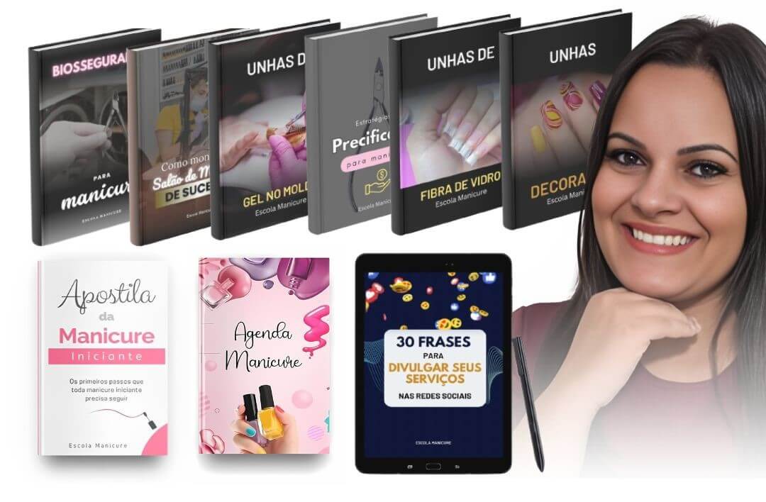 Materiais VIP do curso de manicure